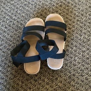 I love these ankle strap sandals and they go with everything! Only wore once